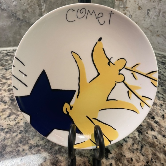 Rare Pottery Barn Reindeer Appetizer Plates - Picture 4 of 7